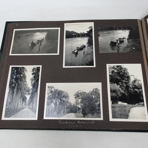 323 - A photograph and scrap album, Ceylon-Hawaii, California-Vancouver-Canada 1926-1927,