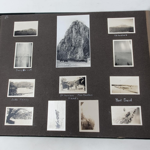 323 - A photograph and scrap album, Ceylon-Hawaii, California-Vancouver-Canada 1926-1927,