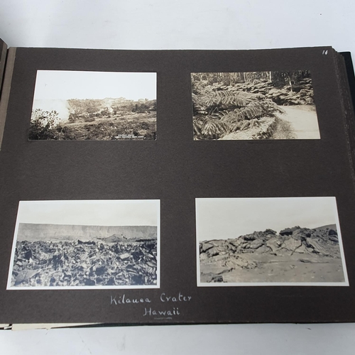 323 - A photograph and scrap album, Ceylon-Hawaii, California-Vancouver-Canada 1926-1927,