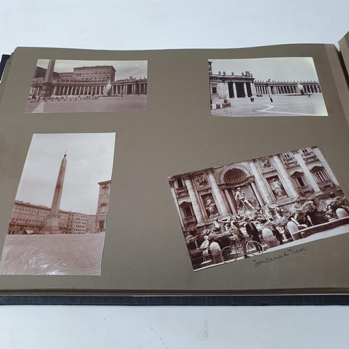 324 - A photograph and scrap album, Italy 1904 and Norway June 17th - July 1st 1910,