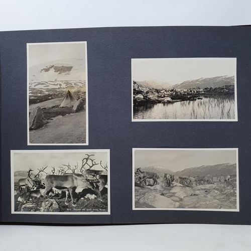 325 - A photograph and scrap album, Norway 1929 and various European Cities