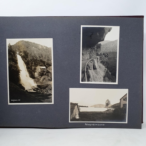 325 - A photograph and scrap album, Norway 1929 and various European Cities