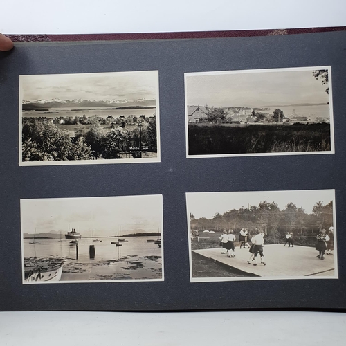 325 - A photograph and scrap album, Norway 1929 and various European Cities