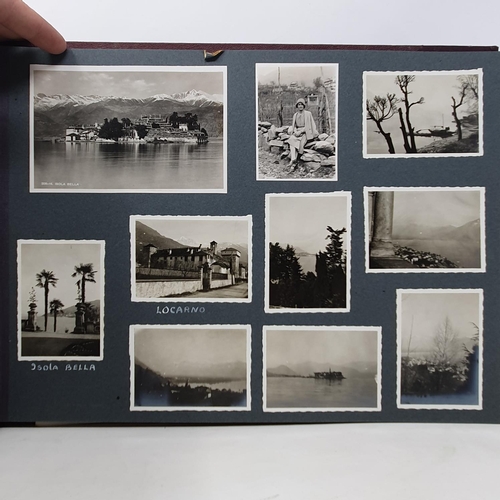 326 - A photograph and scrap album, World Tour II 1930, to include China