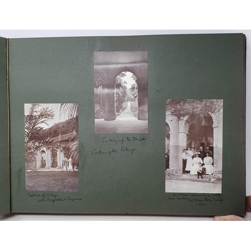 327 - A photograph and scrap album, West Indies, 1907