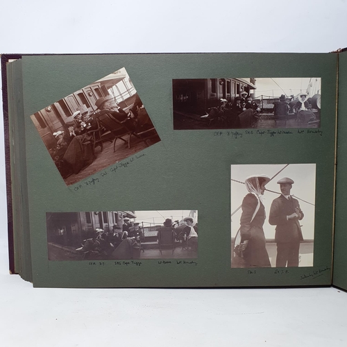 327 - A photograph and scrap album, West Indies, 1907