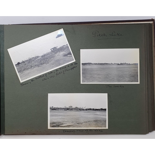 327 - A photograph and scrap album, West Indies, 1907