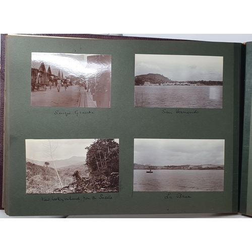 327 - A photograph and scrap album, West Indies, 1907