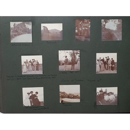 327 - A photograph and scrap album, West Indies, 1907