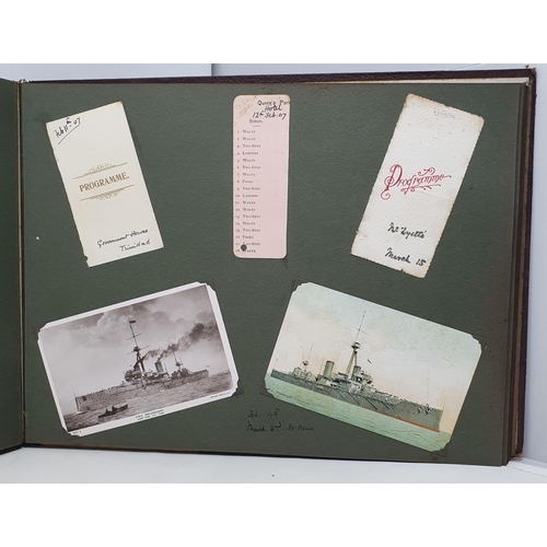 327 - A photograph and scrap album, West Indies, 1907