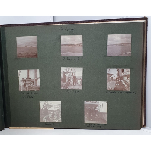 327 - A photograph and scrap album, West Indies, 1907