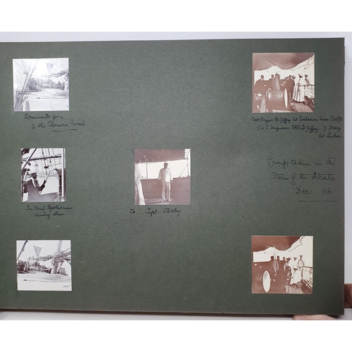 327 - A photograph and scrap album, West Indies, 1907