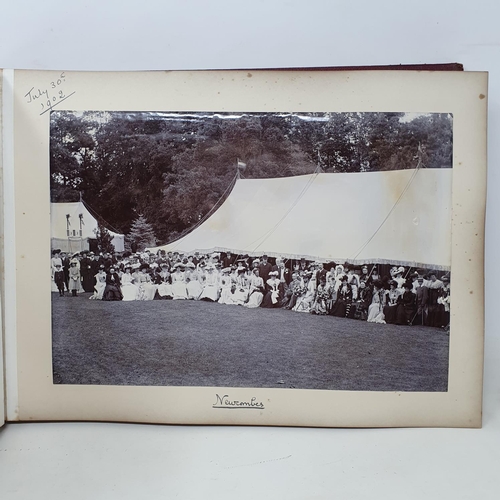 328 - A photograph and scrap album, Paris 1902, Tresco, July 1905 and others