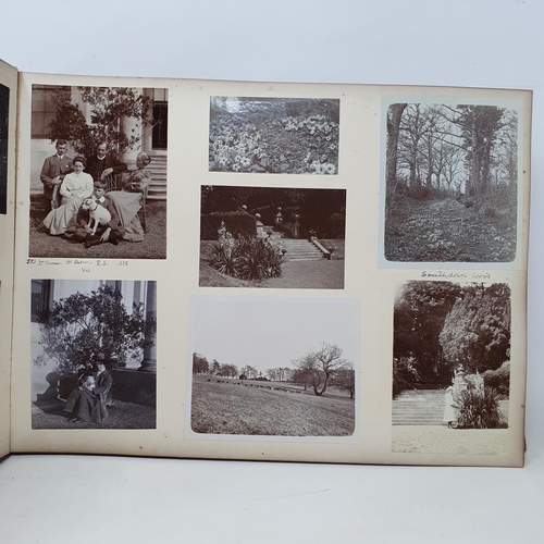 328 - A photograph and scrap album, Paris 1902, Tresco, July 1905 and others