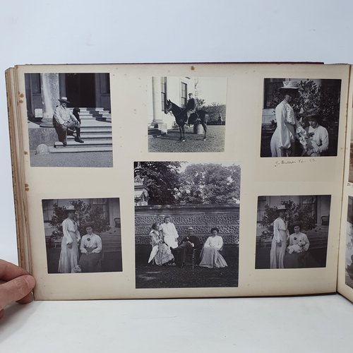 328 - A photograph and scrap album, Paris 1902, Tresco, July 1905 and others