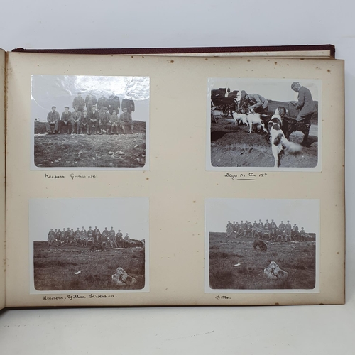 328 - A photograph and scrap album, Paris 1902, Tresco, July 1905 and others