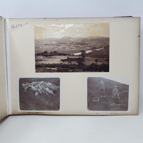 328 - A photograph and scrap album, Paris 1902, Tresco, July 1905 and others