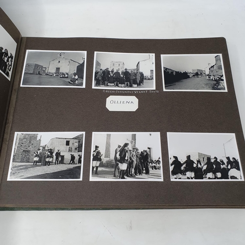 329 - A photograph and scrap album, Rome, Amsterdam and others, circa 1935