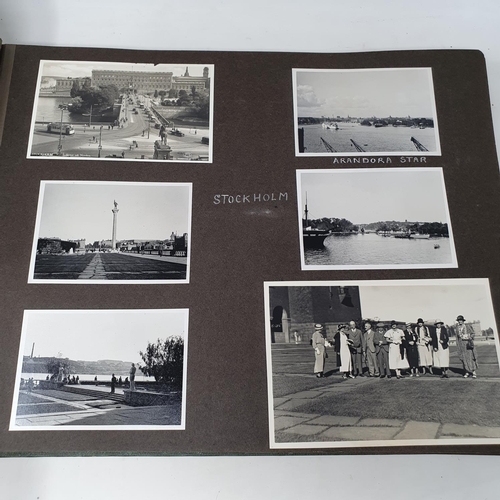 329 - A photograph and scrap album, Rome, Amsterdam and others, circa 1935