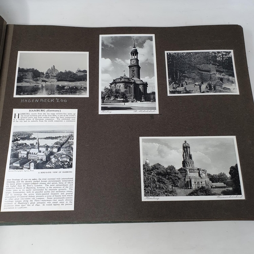 329 - A photograph and scrap album, Rome, Amsterdam and others, circa 1935