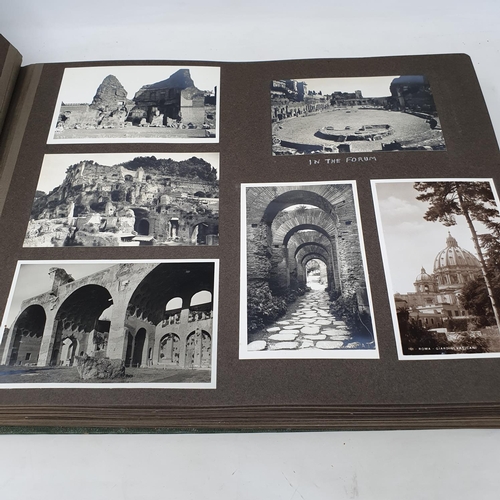 329 - A photograph and scrap album, Rome, Amsterdam and others, circa 1935