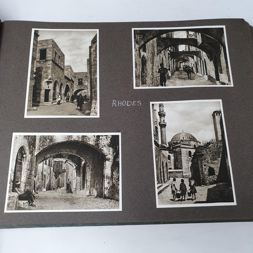 329 - A photograph and scrap album, Rome, Amsterdam and others, circa 1935