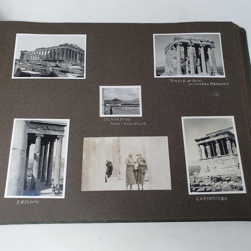 329 - A photograph and scrap album, Rome, Amsterdam and others, circa 1935