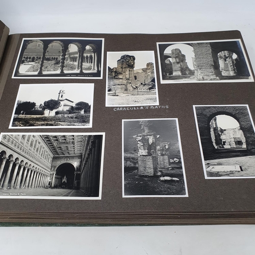 329 - A photograph and scrap album, Rome, Amsterdam and others, circa 1935