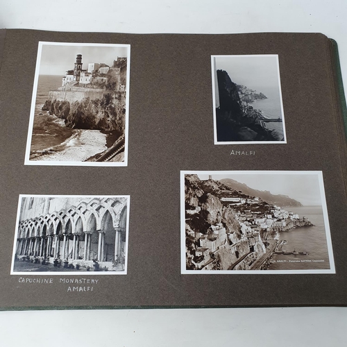 329 - A photograph and scrap album, Rome, Amsterdam and others, circa 1935