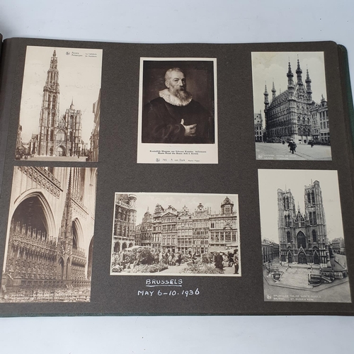 329 - A photograph and scrap album, Rome, Amsterdam and others, circa 1935