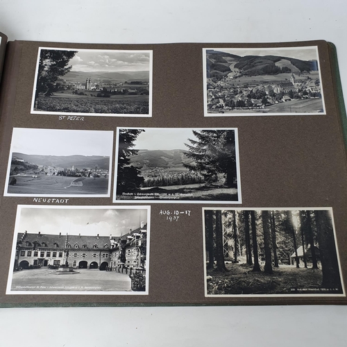 329 - A photograph and scrap album, Rome, Amsterdam and others, circa 1935