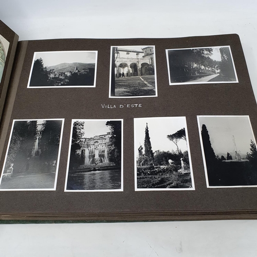 329 - A photograph and scrap album, Rome, Amsterdam and others, circa 1935