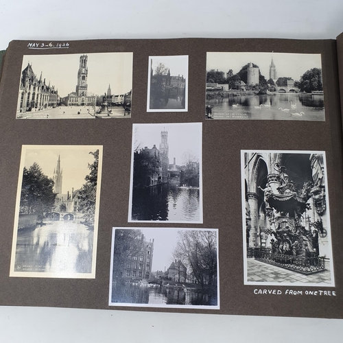 329 - A photograph and scrap album, Rome, Amsterdam and others, circa 1935