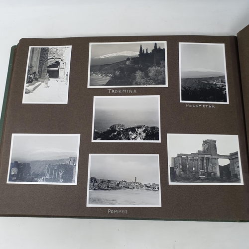 329 - A photograph and scrap album, Rome, Amsterdam and others, circa 1935