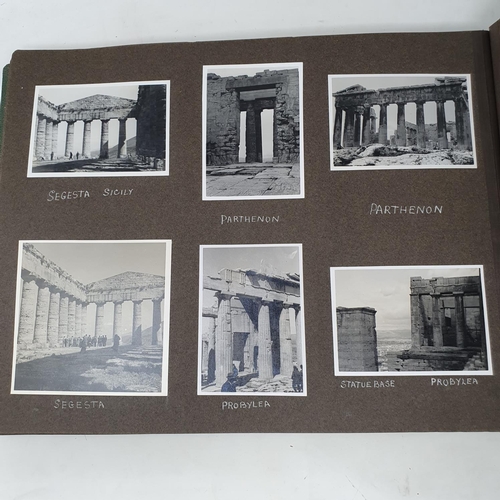 329 - A photograph and scrap album, Rome, Amsterdam and others, circa 1935