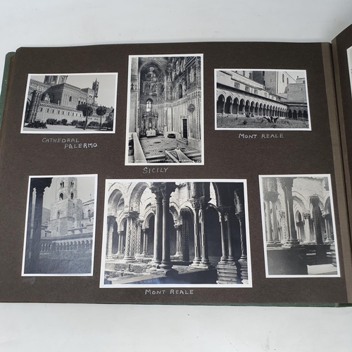 329 - A photograph and scrap album, Rome, Amsterdam and others, circa 1935