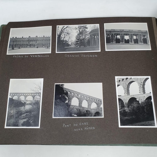 329 - A photograph and scrap album, Rome, Amsterdam and others, circa 1935