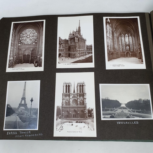 329 - A photograph and scrap album, Rome, Amsterdam and others, circa 1935