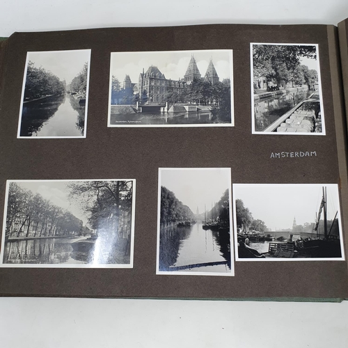 329 - A photograph and scrap album, Rome, Amsterdam and others, circa 1935