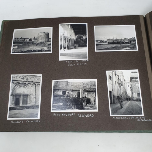 329 - A photograph and scrap album, Rome, Amsterdam and others, circa 1935