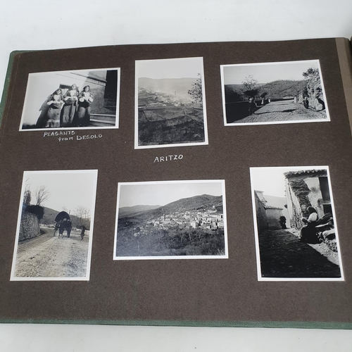 329 - A photograph and scrap album, Rome, Amsterdam and others, circa 1935