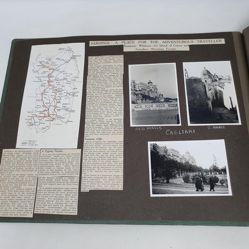 329 - A photograph and scrap album, Rome, Amsterdam and others, circa 1935