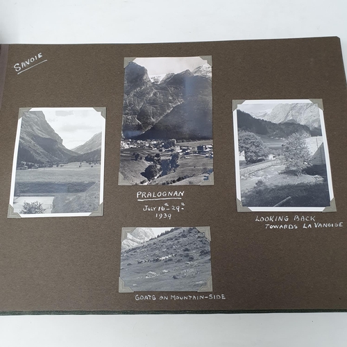 330 - A photograph and scrap album, Scotland and France 1939