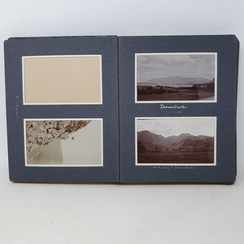 331 - A photograph and scrap album, the Lake District and the Naval Review at Spithead