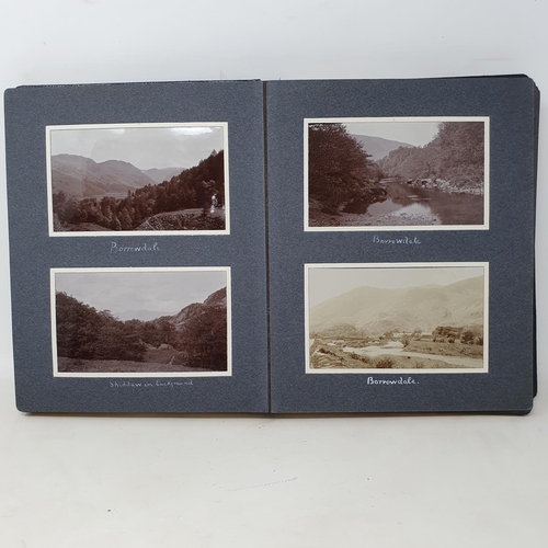 331 - A photograph and scrap album, the Lake District and the Naval Review at Spithead