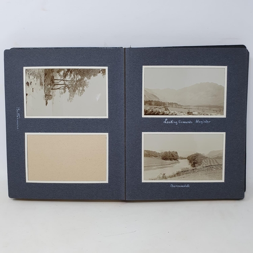 331 - A photograph and scrap album, the Lake District and the Naval Review at Spithead