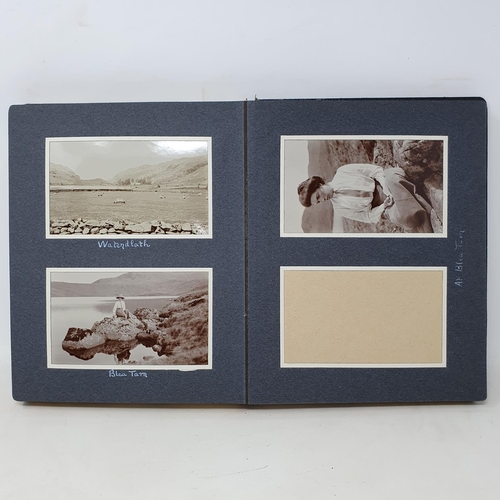 331 - A photograph and scrap album, the Lake District and the Naval Review at Spithead