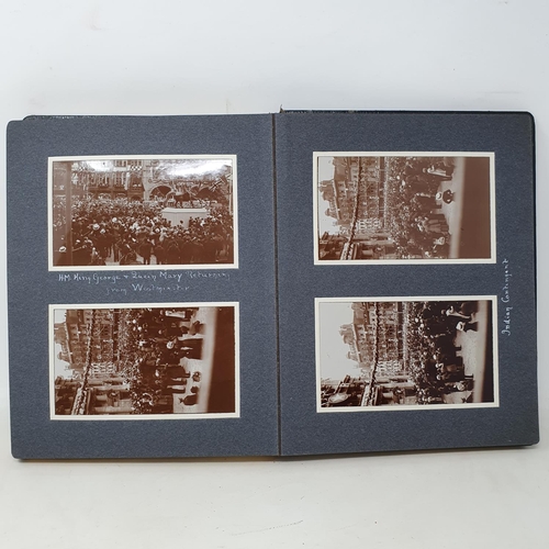 331 - A photograph and scrap album, the Lake District and the Naval Review at Spithead