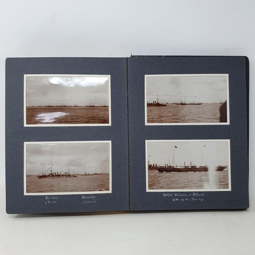 331 - A photograph and scrap album, the Lake District and the Naval Review at Spithead