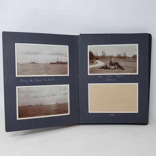 331 - A photograph and scrap album, the Lake District and the Naval Review at Spithead